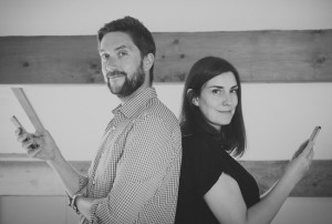 Chris Smith and Bec Evans